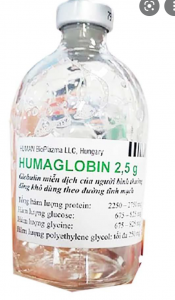 Quy cách đóng gói thuốc Humaglobin