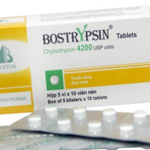 Quy cách đóng gói thuốc Bostrypsin 