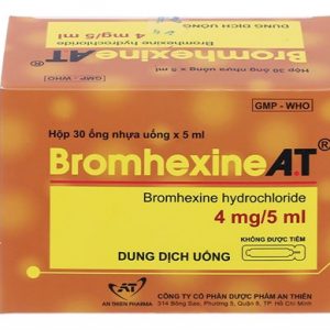 Bromhexine A.T (Ống Nhựa) là thuốc gì?