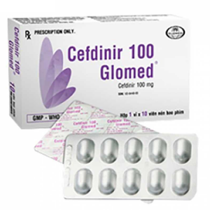 Giới thiệu về Cefdinir 100 Glomed 