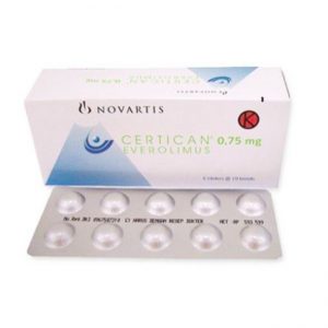 Quy cách đóng gói thuốc Certican 0.75mg
