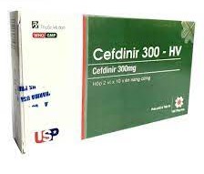 Quy cách đóng gói thuốc Cefdinir 300-HV