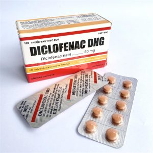 Quy cách đóng gói thuốc Diclofenac 50mg DHG