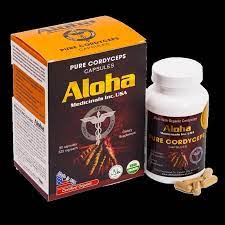Quy cách đóng gói thuốc Đông Trùng Hạ Thảo Aloha Medicinals Usa 30 Viên