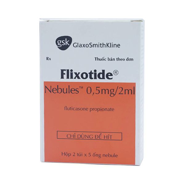 Flixotide Neb. 0,5mg:2ml qc Quy cách đóng gói thuốc Flixotide Neb. 0,5mg/2ml