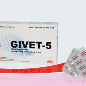 Quy cách đóng gói thuốc Givet-5