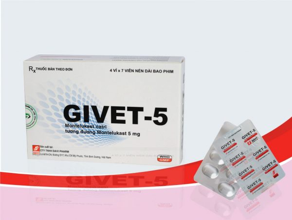 Quy cách đóng gói thuốc Givet-5 Quy cách đóng gói thuốc Givet-5