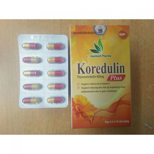 Quy cách đóng gói thuốc Koredulin Quy cách đóng gói thuốc Koredulin