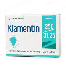 Thông tin sản phẩm thuốc Klamentin 250mg
