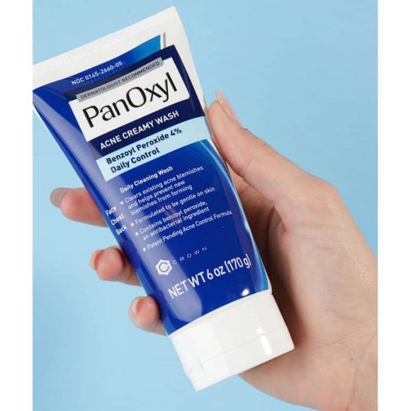 PanOxyl Cream 5 Sữa rửa mặt PanOxyl Acne Creamy Wash - Điều trị mụn trứng cá