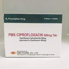 Quy cách đóng gói thuốc Pmx Ciprofloxacin 500mg