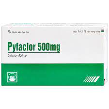 Quy cách đóng gói thuốc Pyfaclor 500mg