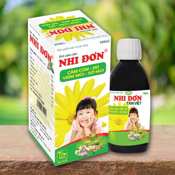 Sirô Nhi Đơn Tâm Việt - Giúp giảm cảm cúm, ho, sốt...