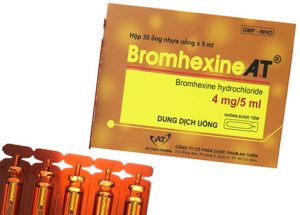 Quy cách đóng gói thuốc Bromhexine A.T (Ống Nhựa) 