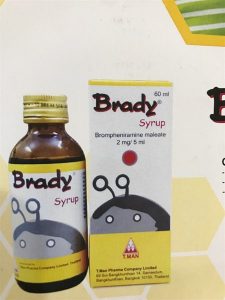 Quy cách đóng gói thuốc Brady Syrup