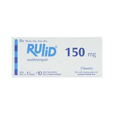 Quy cách đóng gói thuốc Rulid 150mg