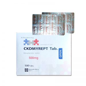 Quy cách đóng gói thuốc Ckdmyrept Tab. 500mg 