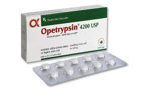 Quy cách đóng gói thuốc Opetrypsin