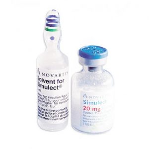 Quy cách đóng gói thuốc Tiêm Simulect 20mg