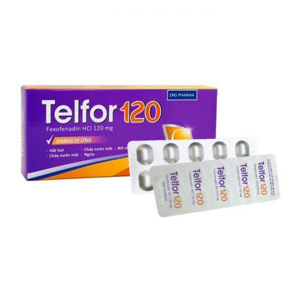 dhg-telfor-120-20-vien-1 Thuốc Telfor 120 là gì ?