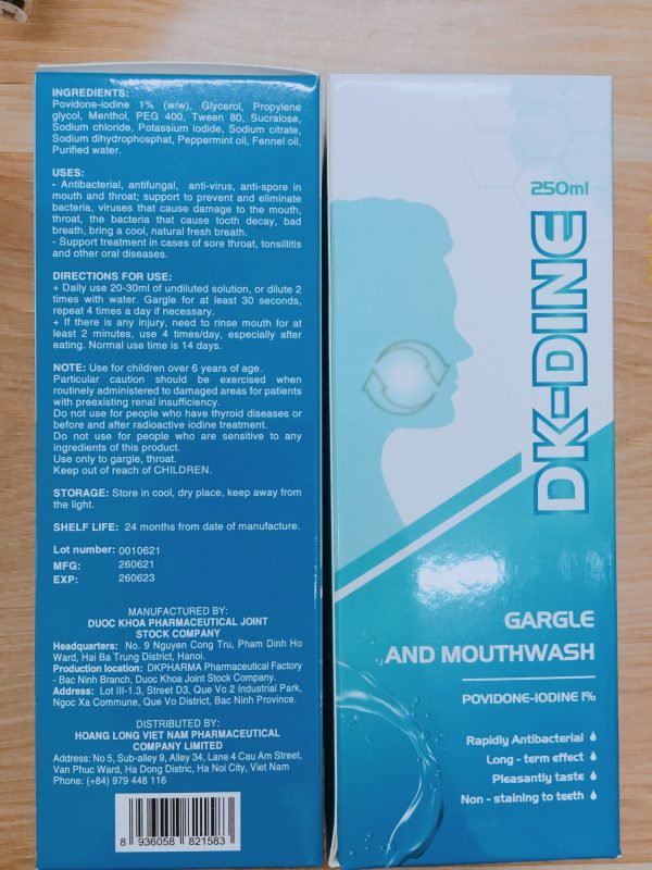 dk dine 2-min dk dine lọ bao nhiêu ml