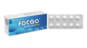 Quy cách đóng gói thuốc Focgo 8mg