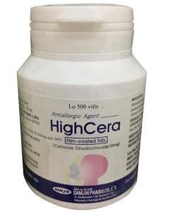 Quy cách đóng gói của thuốc Highcera