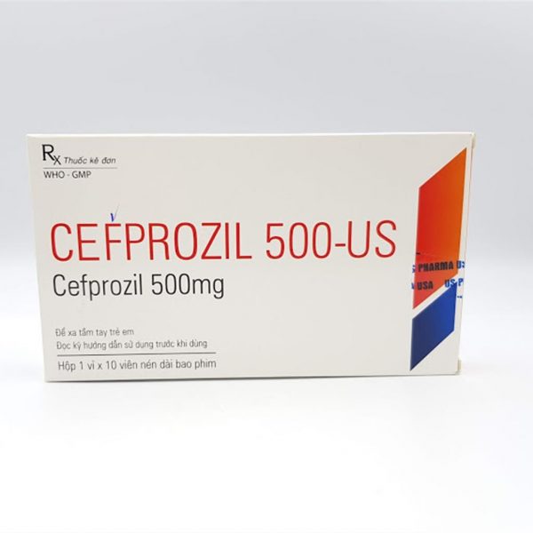 Cefprozil 500 USP - điều trị nhiễm trùng