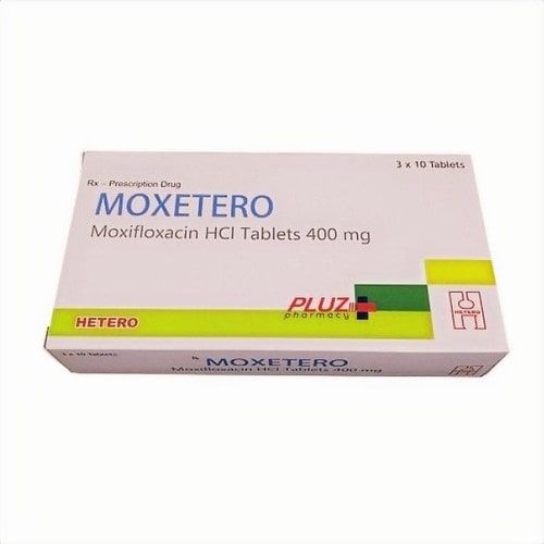 Moxetero thành phần là Moxifloxacin với hàm lượng là 400mg