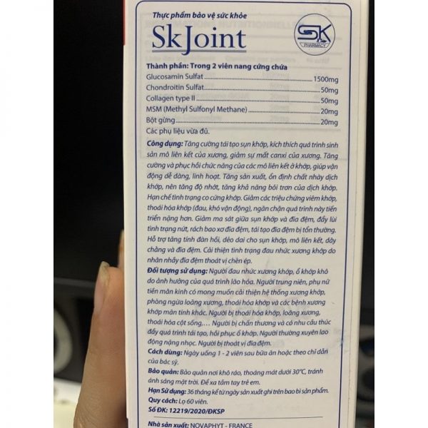 SKJOINT 2-min SK Joint có thành phần là gì
