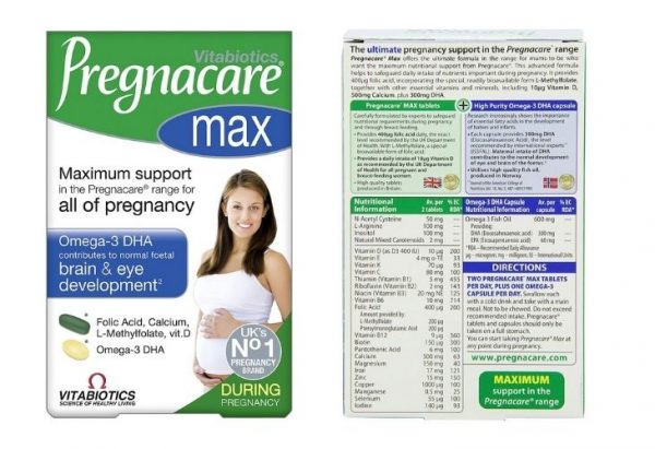 pregnacare max1