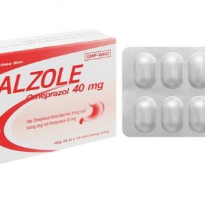 Thuốc Alzole 40mg hộp bao nhiêu viên