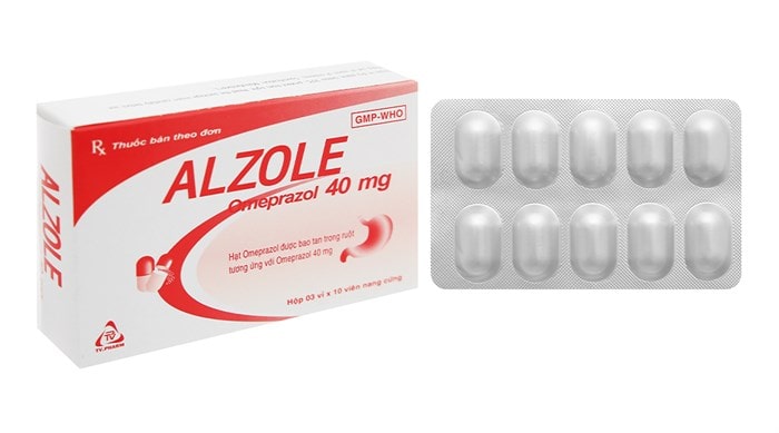 Thuốc Alzole 40mg hộp bao nhiêu viên 