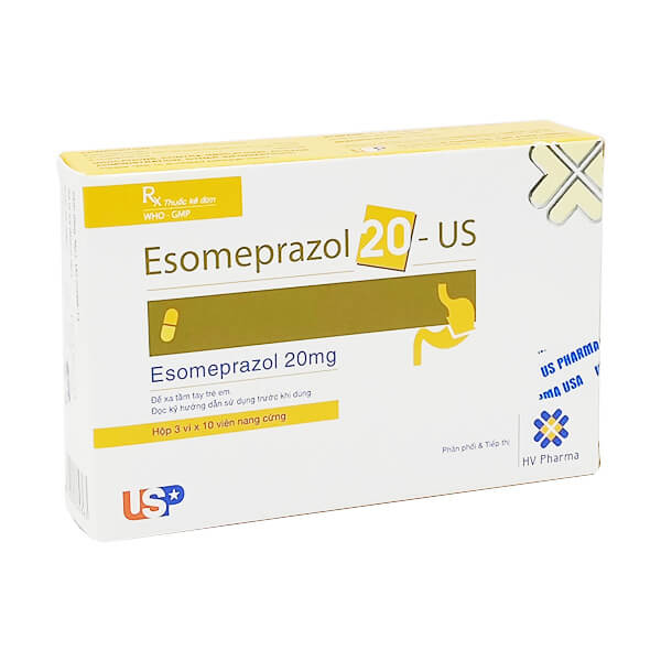 Esomeprazol 20 – US thành phần chính là gì 