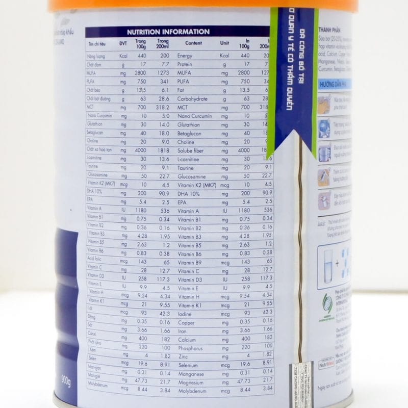 Infamilk Gold Pro có thành phần là gì 