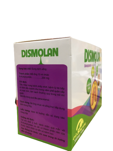 dismolan k dùng cho đối tượng nào 