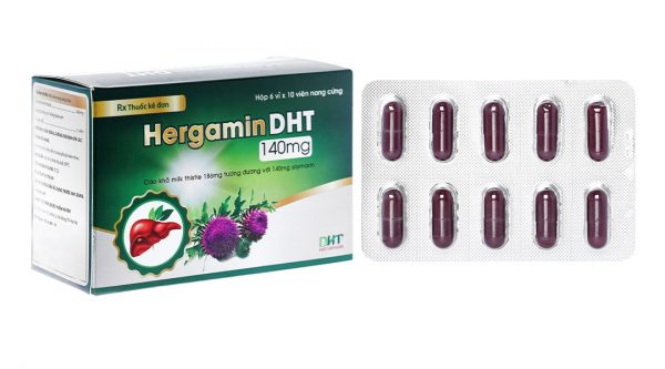 Quy cách đóng gói thuốc Hergamin DHT 140mg Quy cách đóng gói thuốc Hergamin DHT 140mg