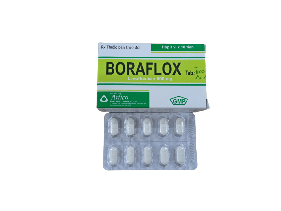 Boraflox tab hộp 30 viên 