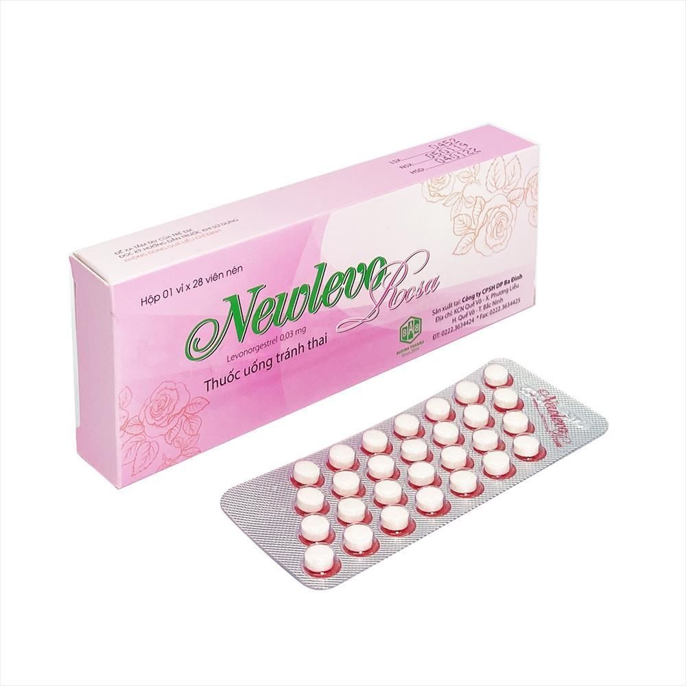 Thuốc tránh thai hàng ngày newlevo rosa