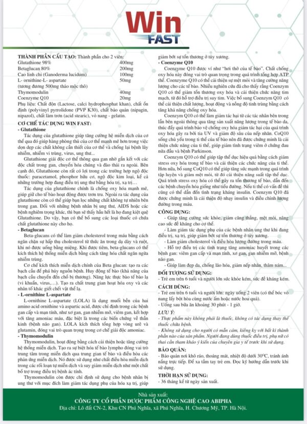 win fasst công dụng-min Công dụng thuốc Win fast